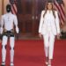 Melania Trump bersama robot humanoid di acara teknologi pendidikan